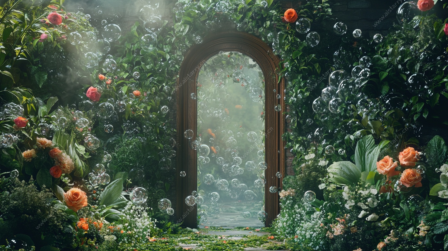梦幻花径拱门