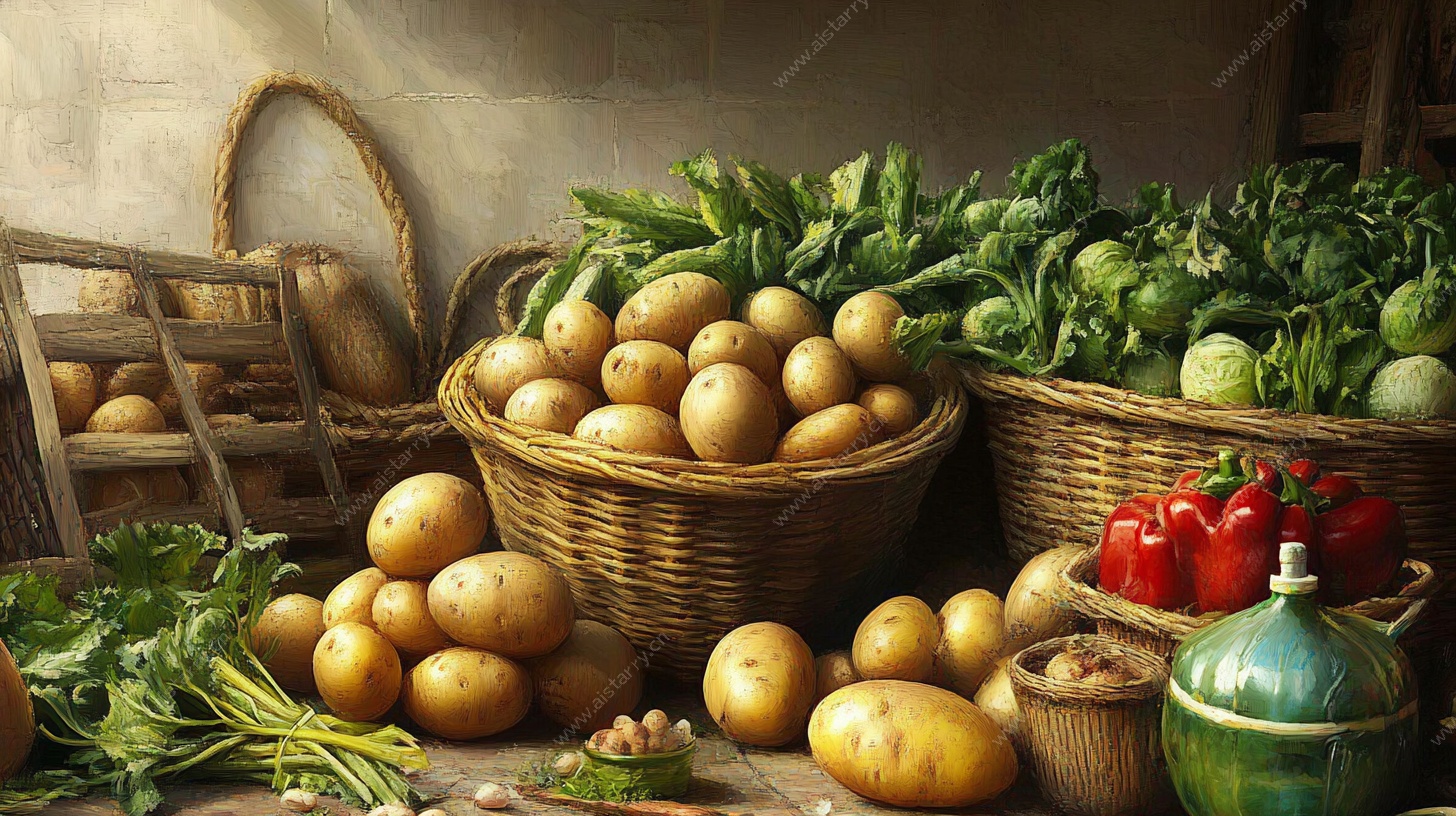 农家蔬果篮 质朴田园风