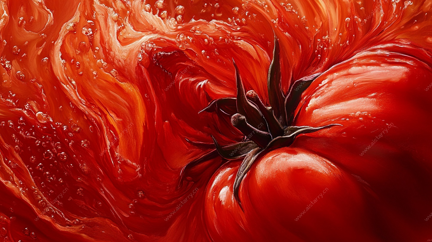 番茄的动感艺术之美