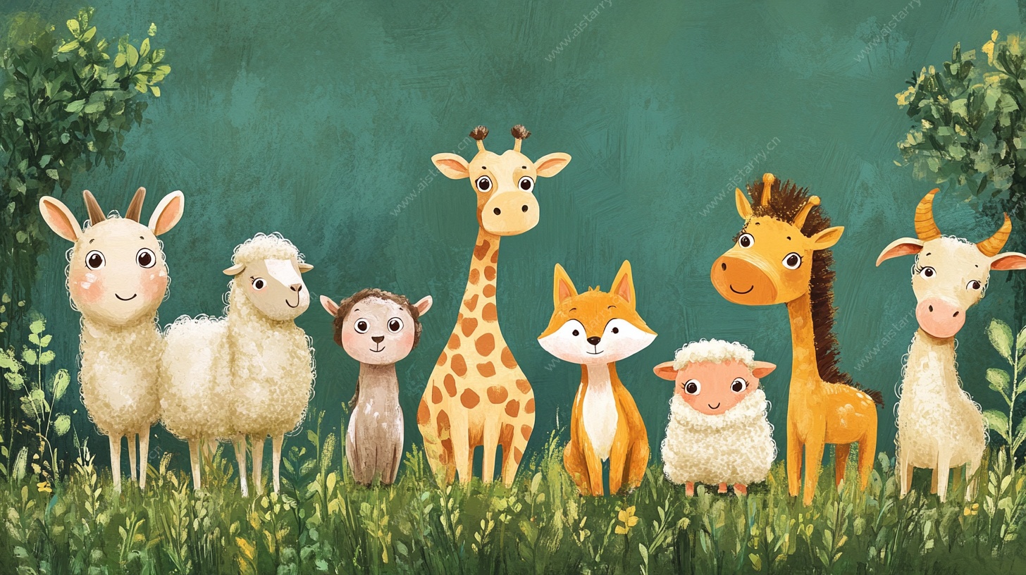 动物们的欢乐草地聚会