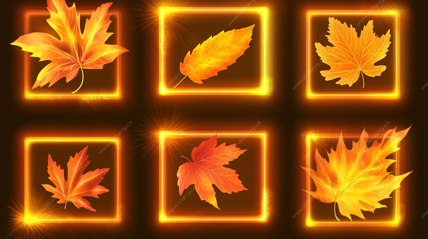 秋叶光效组合画面