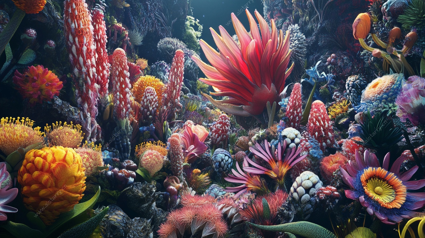 梦幻海底花卉世界