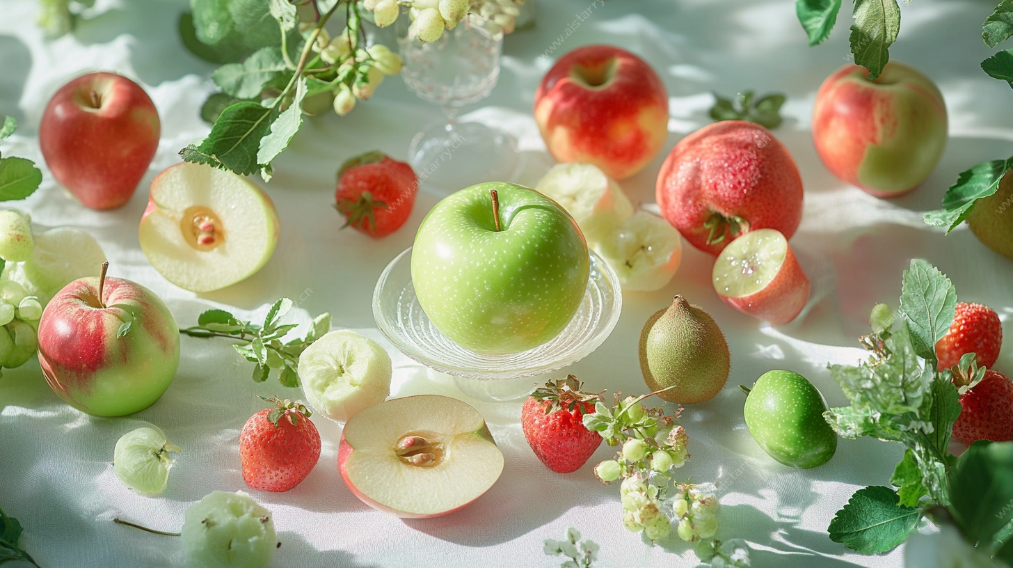 多彩鲜果静物摆拍