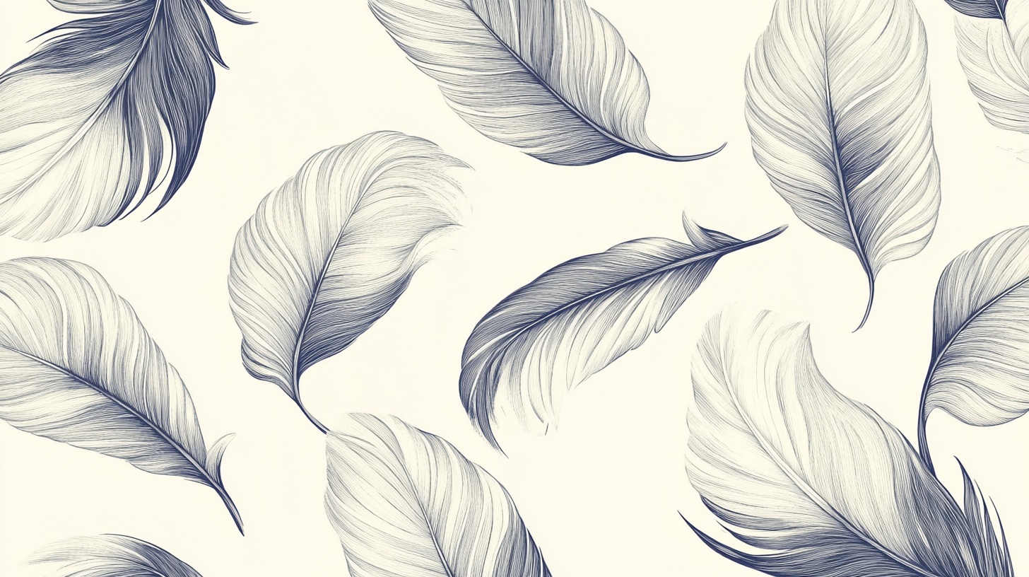 羽毛纹理图案背景设计