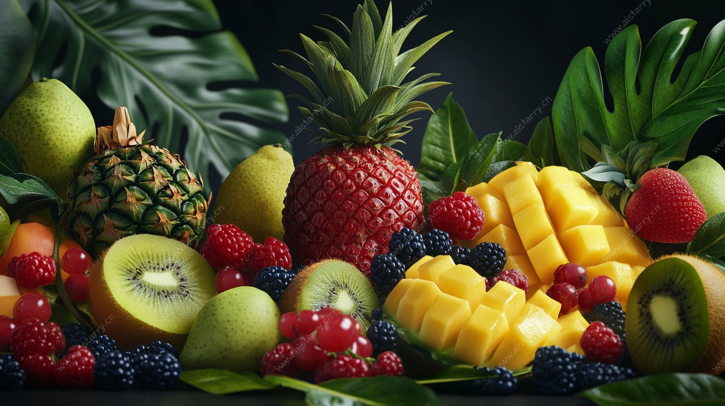 缤纷多彩水果静物组合