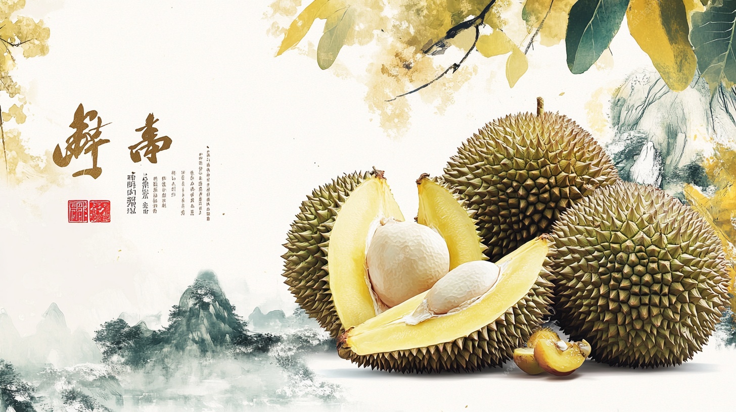 国风榴莲图