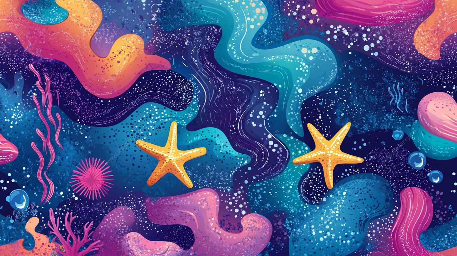 梦幻海底世界插画