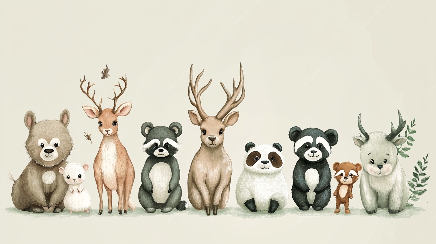 可爱动物们的温馨大集合