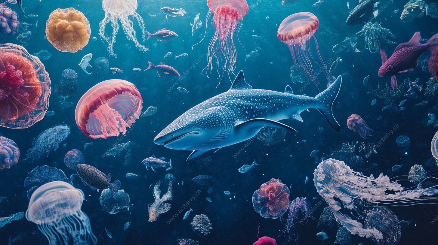 梦幻海底世界奇幻景象