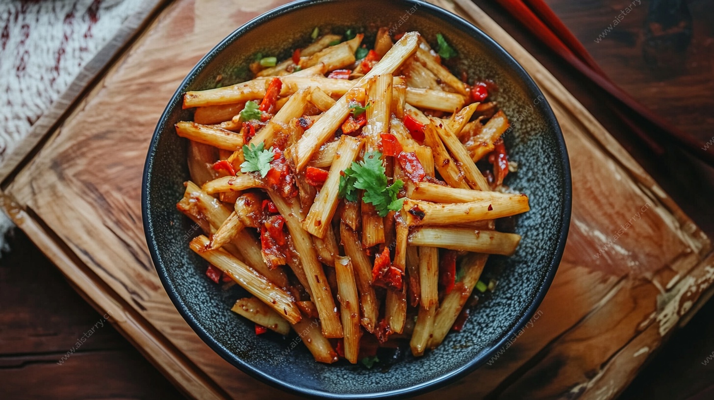 香辣爽口炒藕条