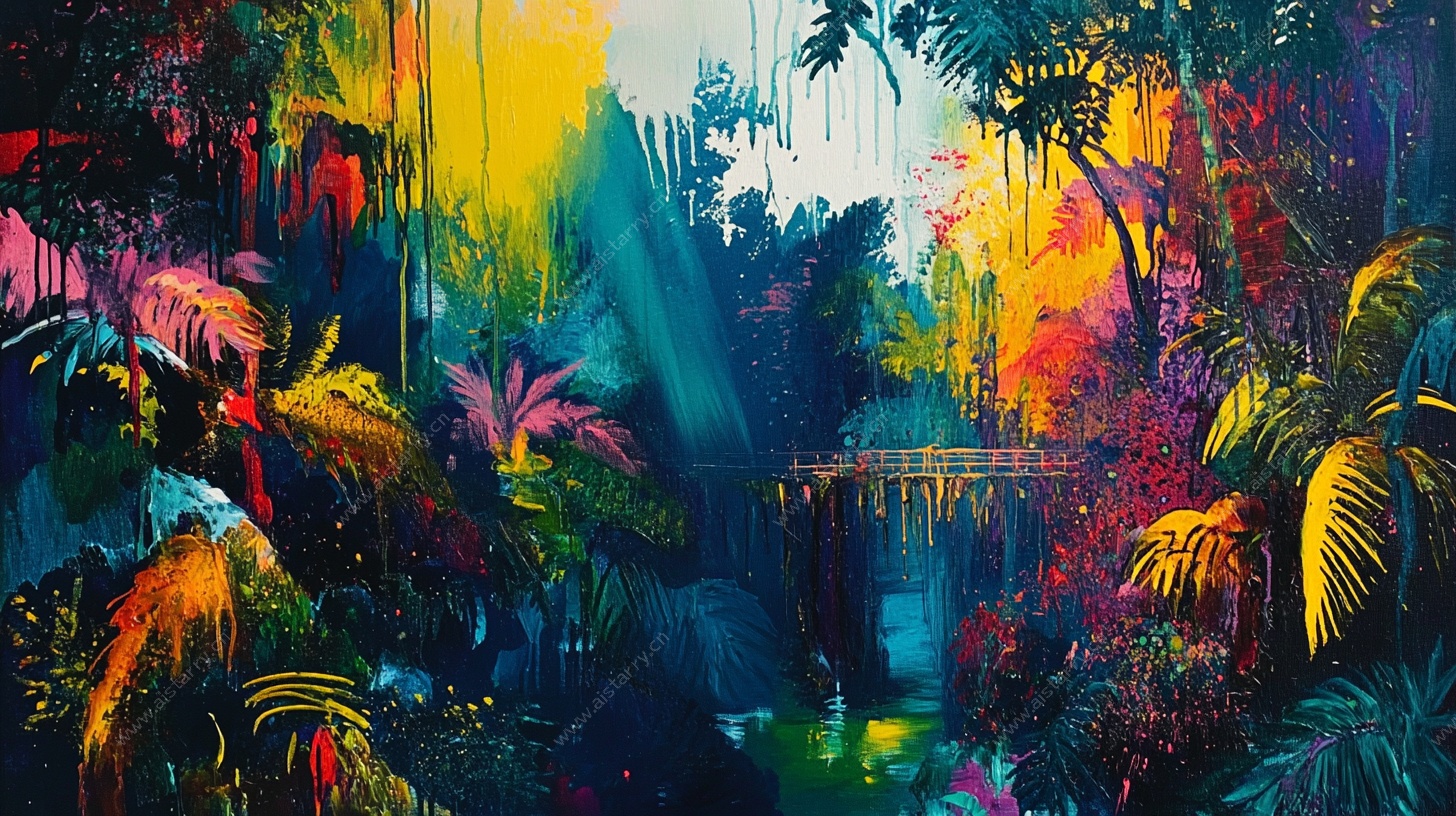 奇幻雨林之光景