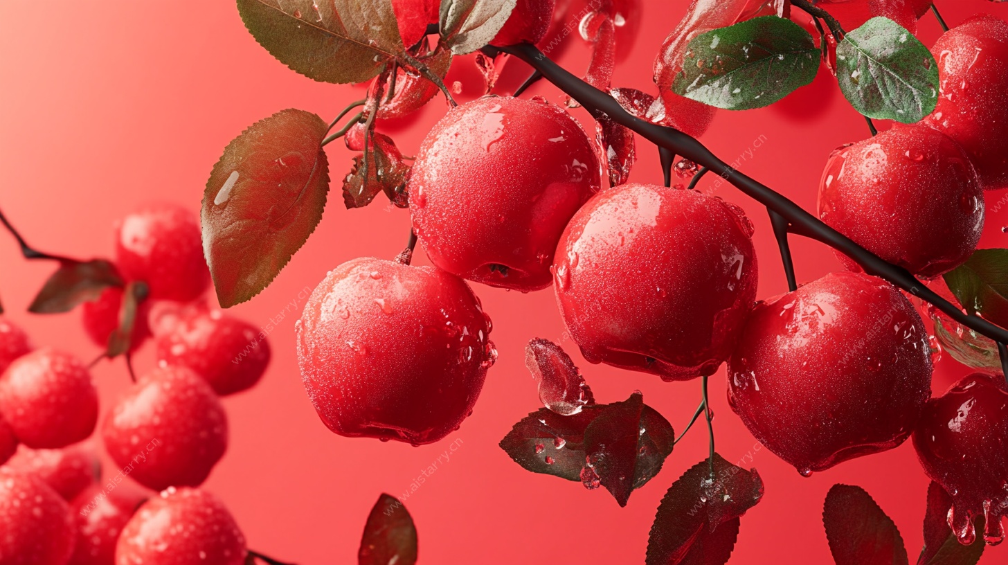 红果缀枝 清新自然风