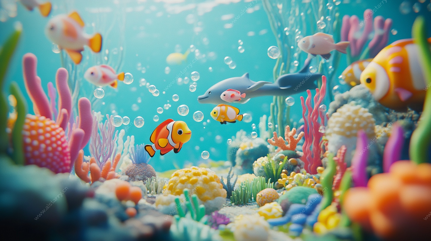 梦幻海底世界插画