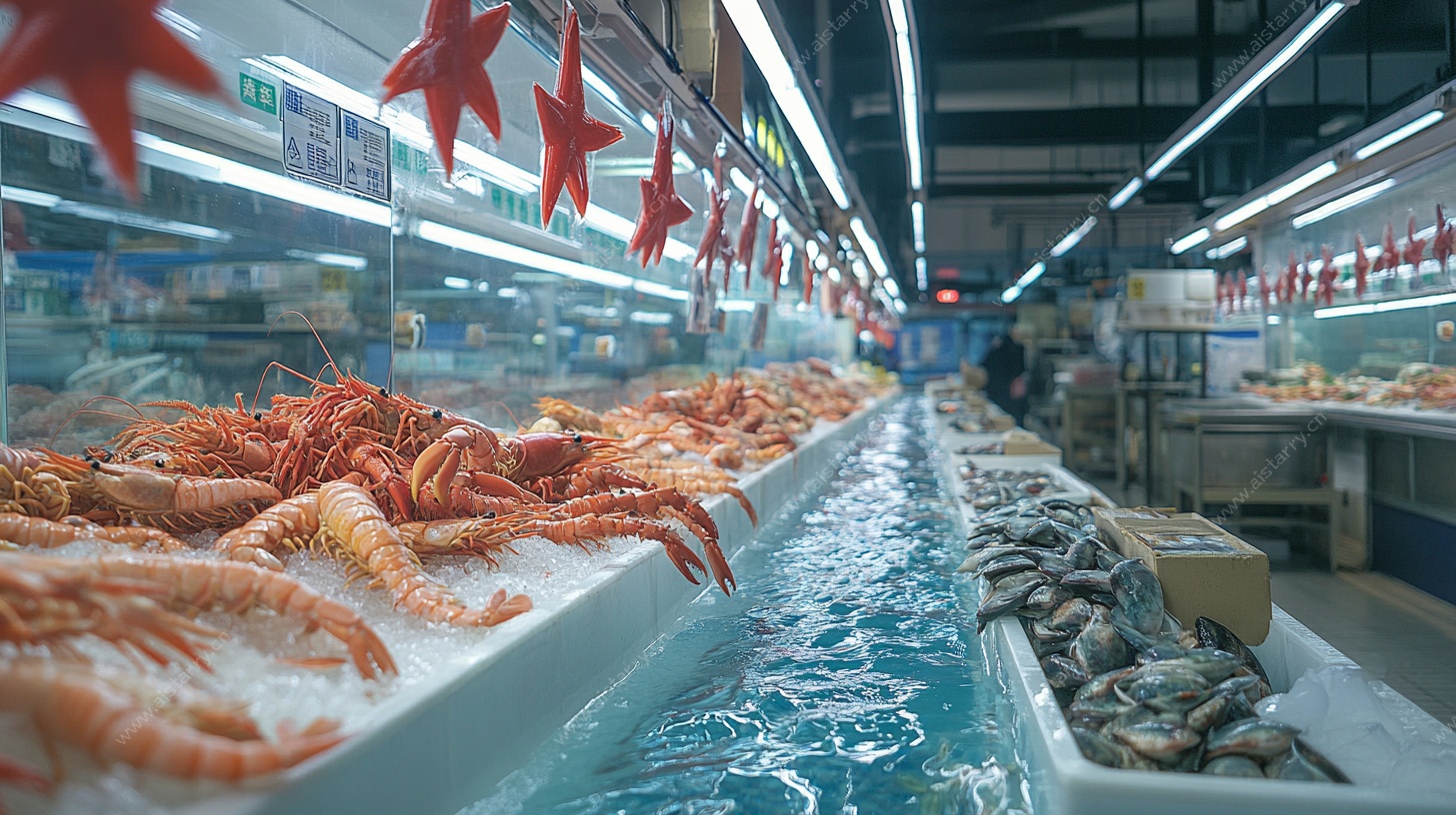 海鲜市场陈列