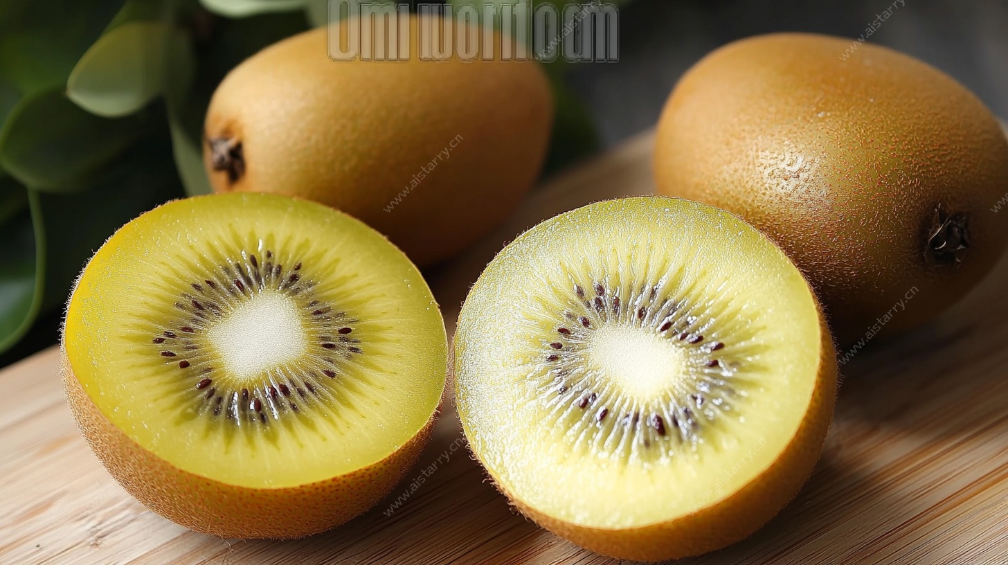 黄心猕猴桃特写