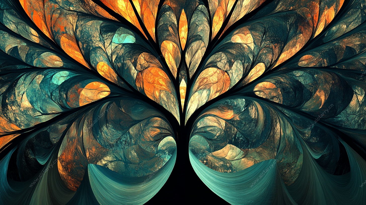 奇幻分形艺术树