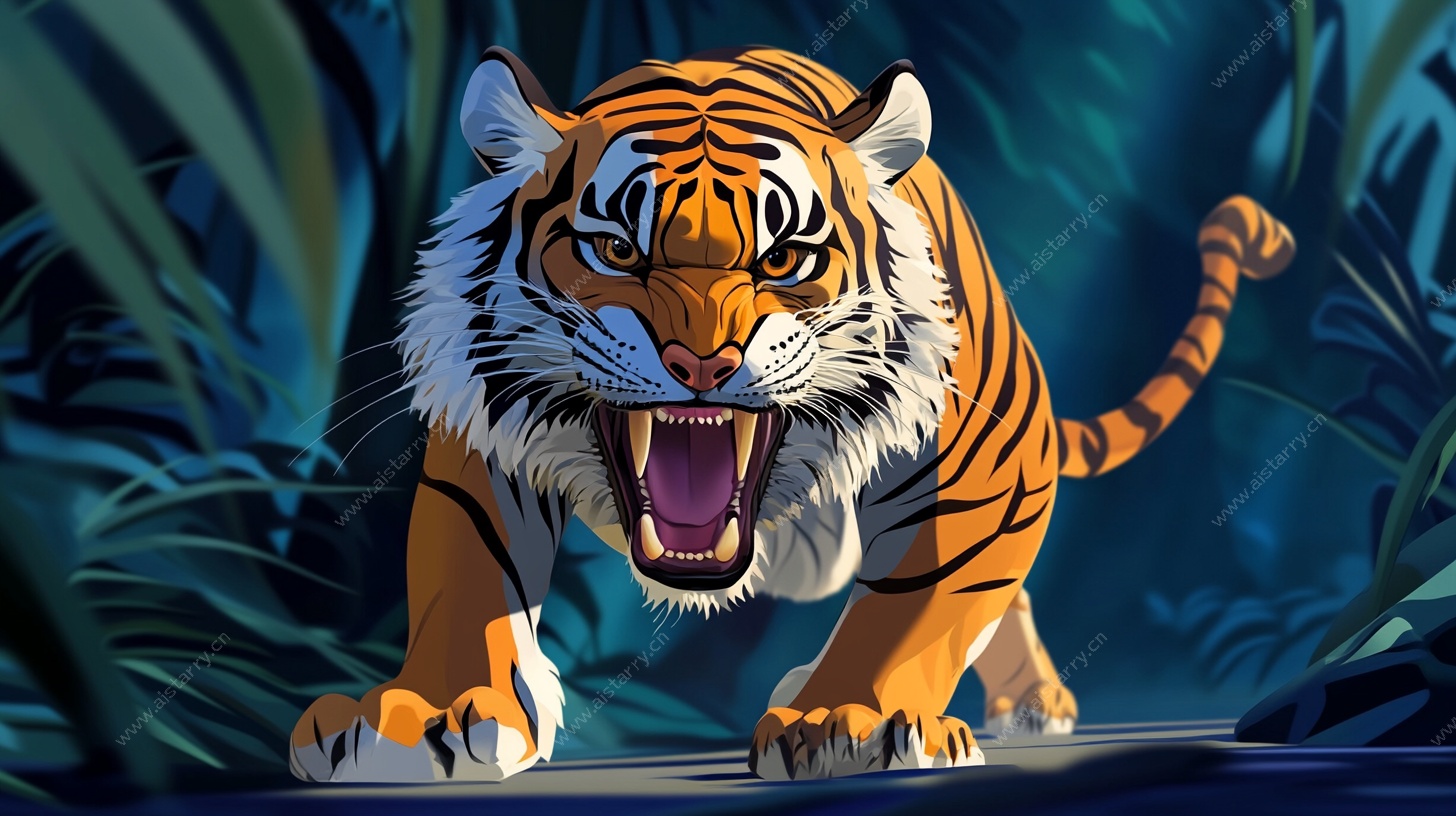 丛林猛虎霸气登场