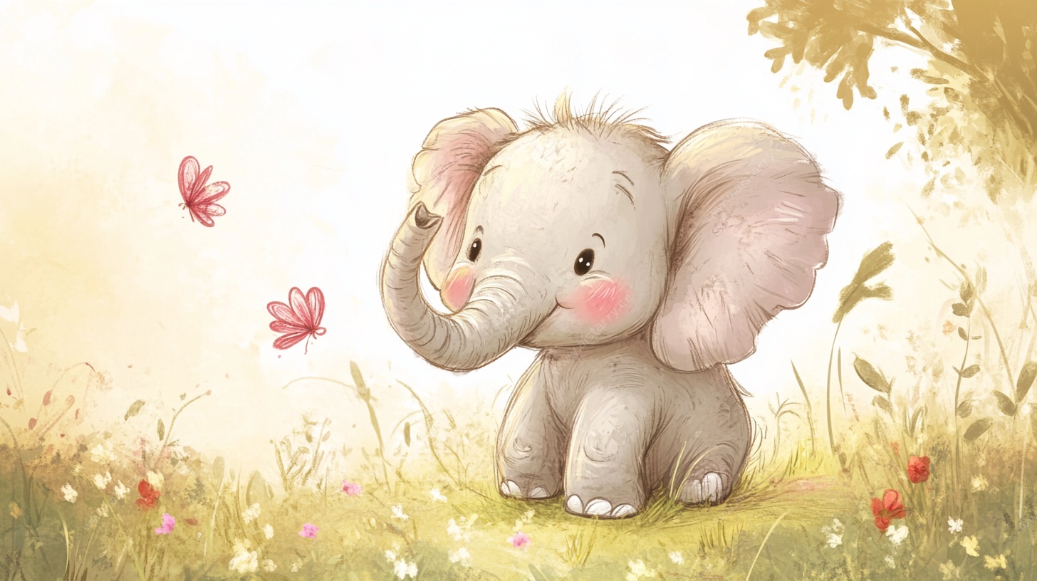 可爱小象的田园梦幻时光