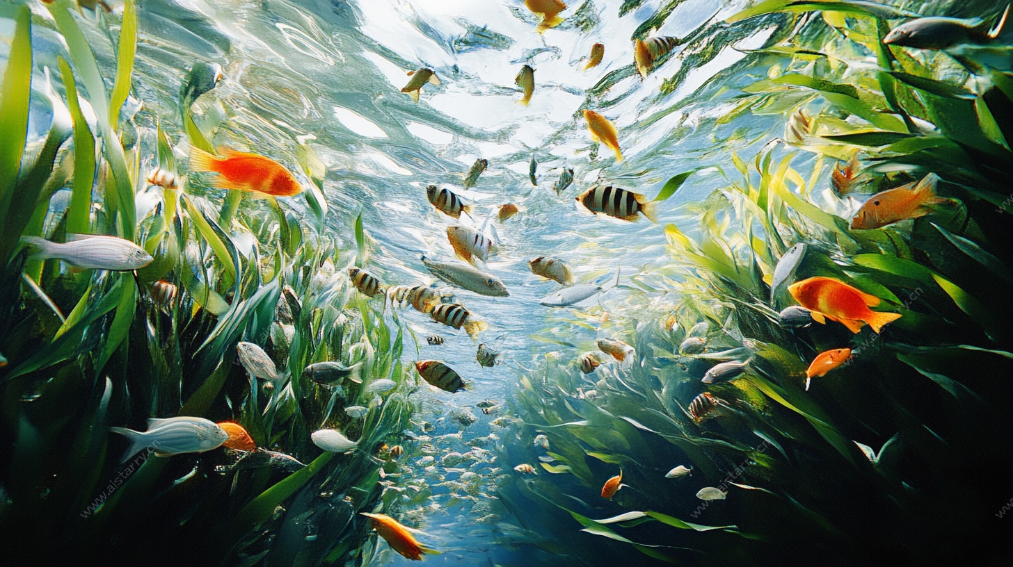 海底鱼群的奇幻世界