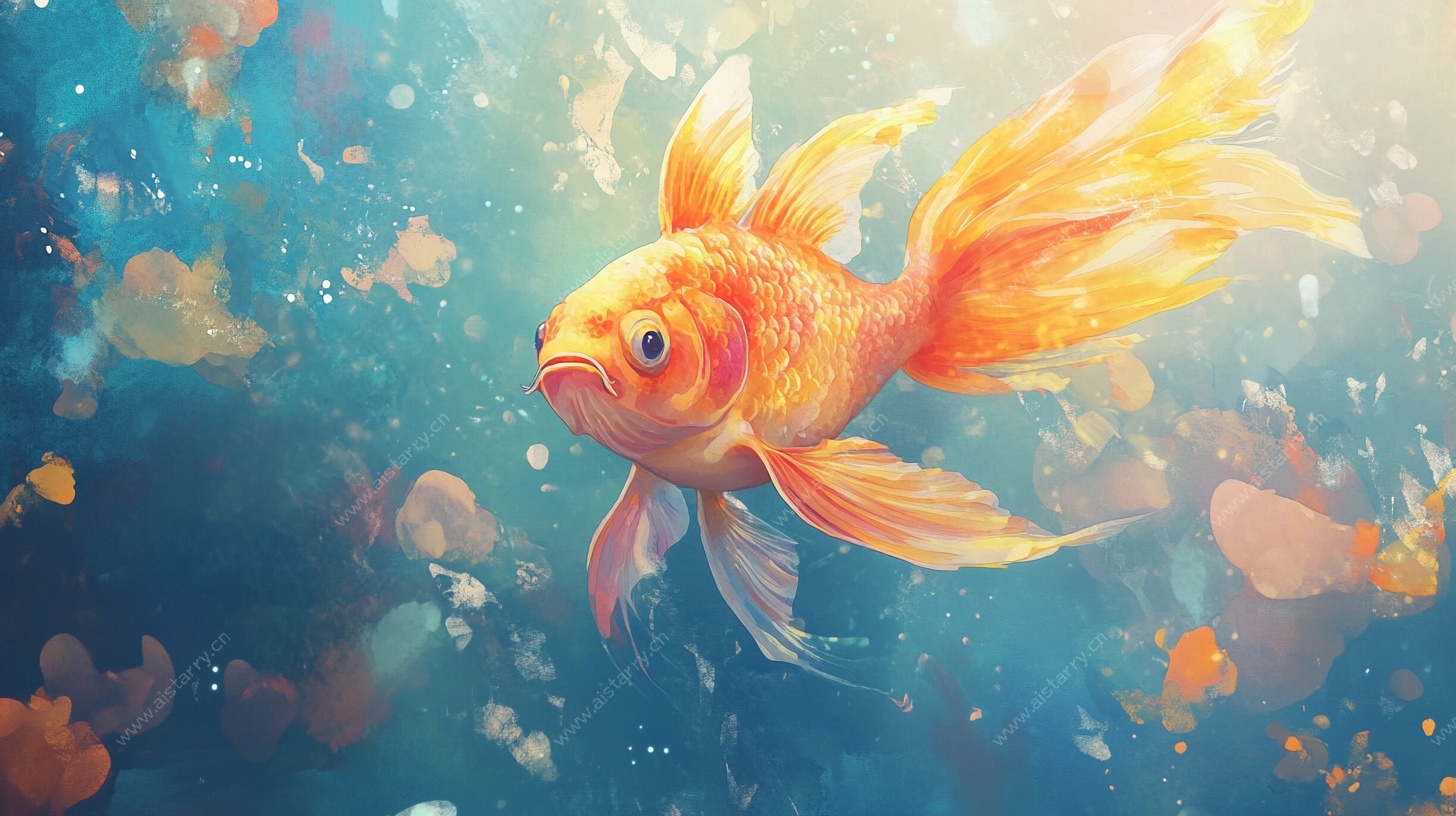 梦幻金鱼畅游海底世界