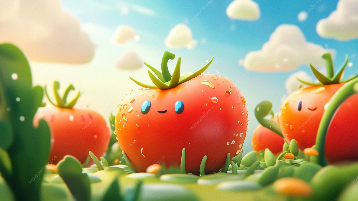 可爱番茄田园萌趣场景