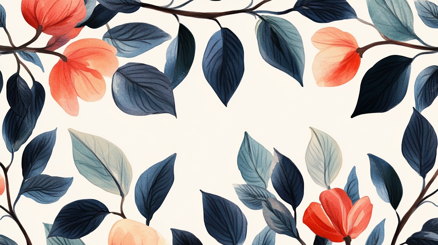 花卉枝叶装饰图案