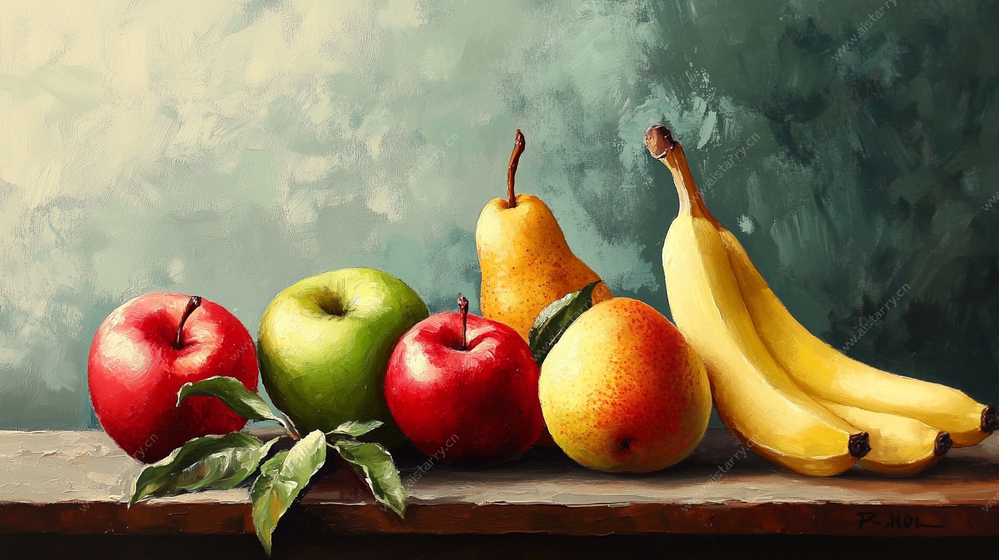 静物水果绘 多彩鲜果展示