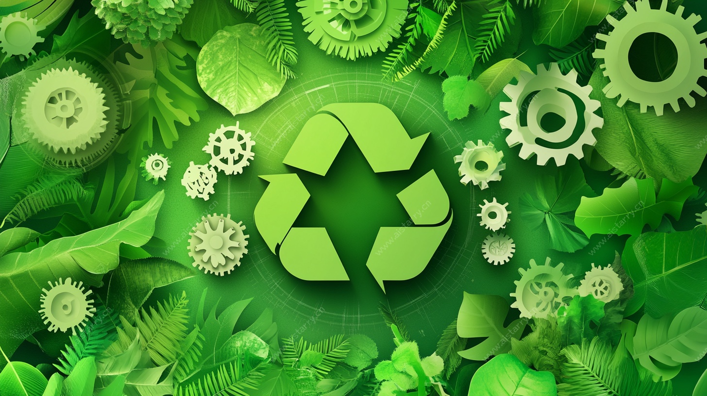 绿色循环 机械与自然共生