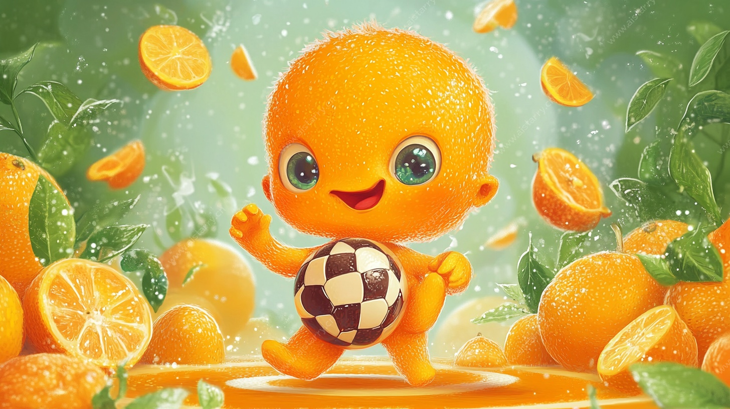 橙子宝宝欢乐踢足球