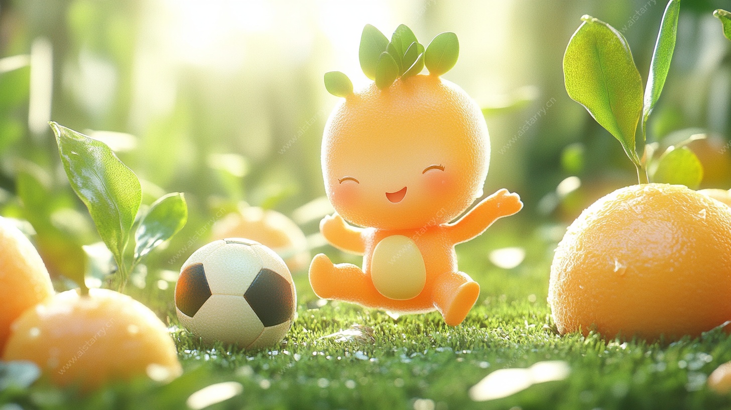 橘宝踢足球的欢乐瞬间