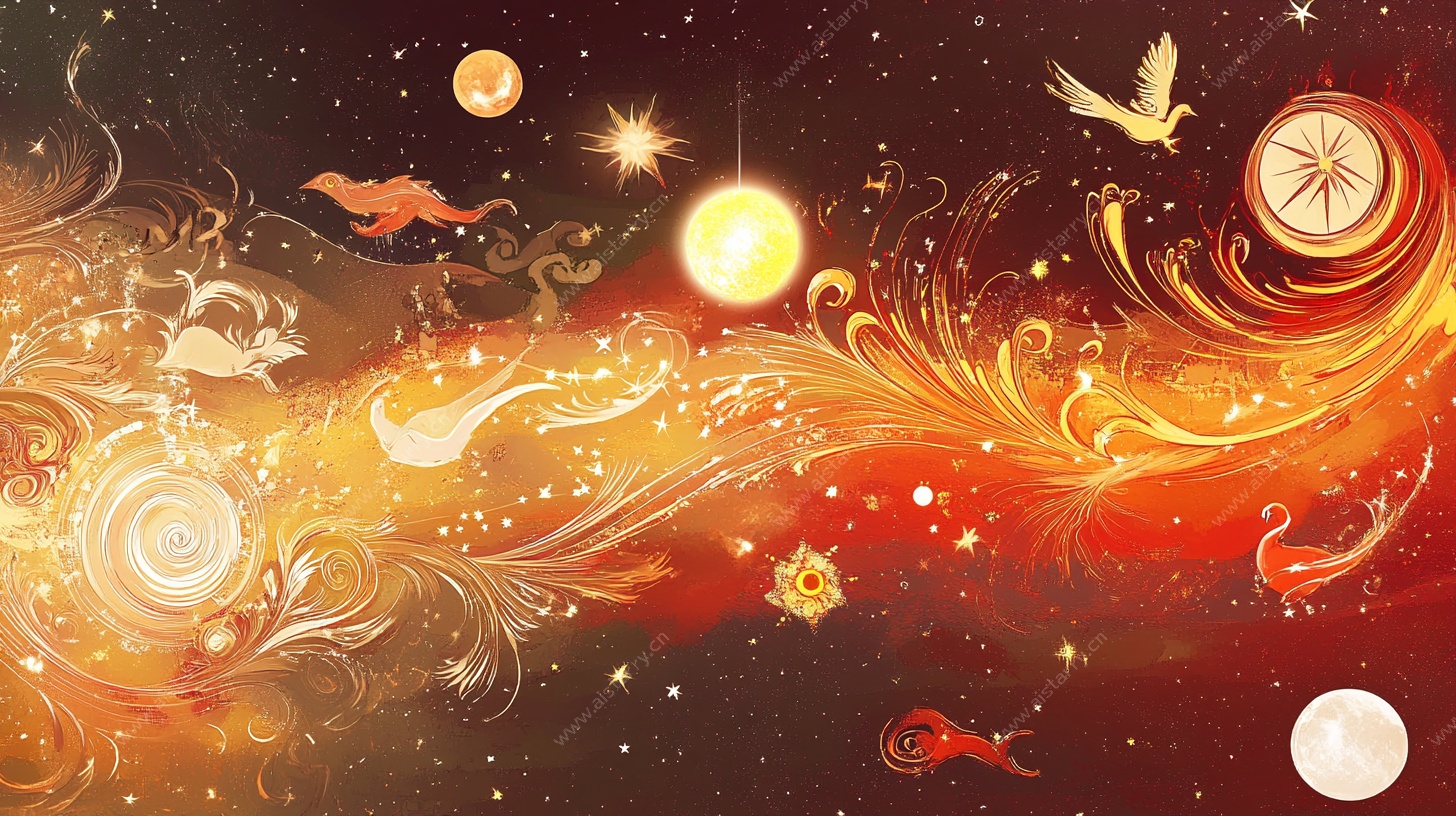 梦幻星空中式奇幻画卷