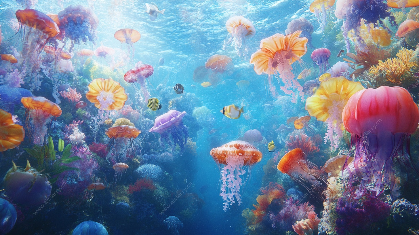 梦幻海底水母奇幻世界