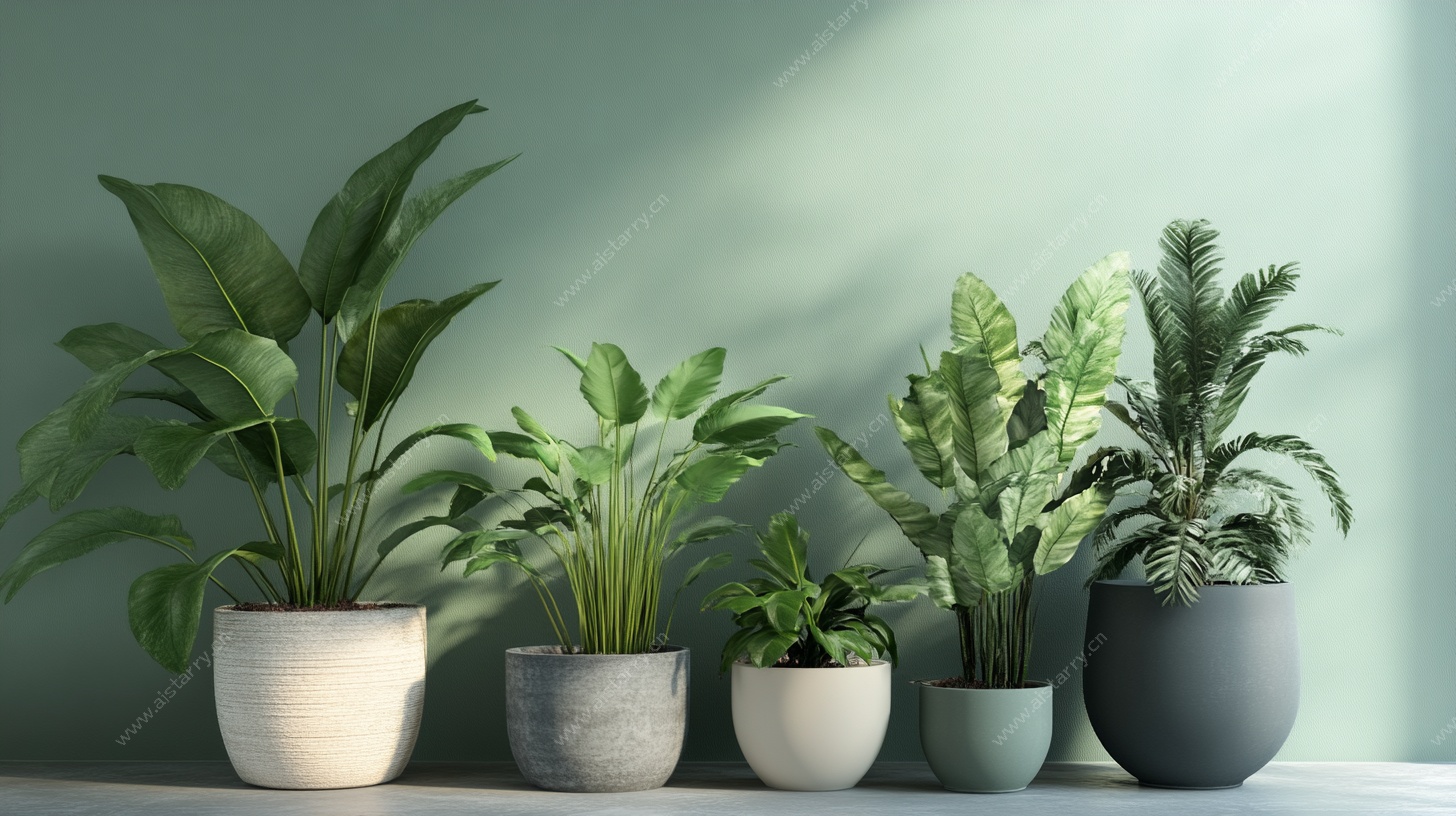 室内绿植组合盆栽展示