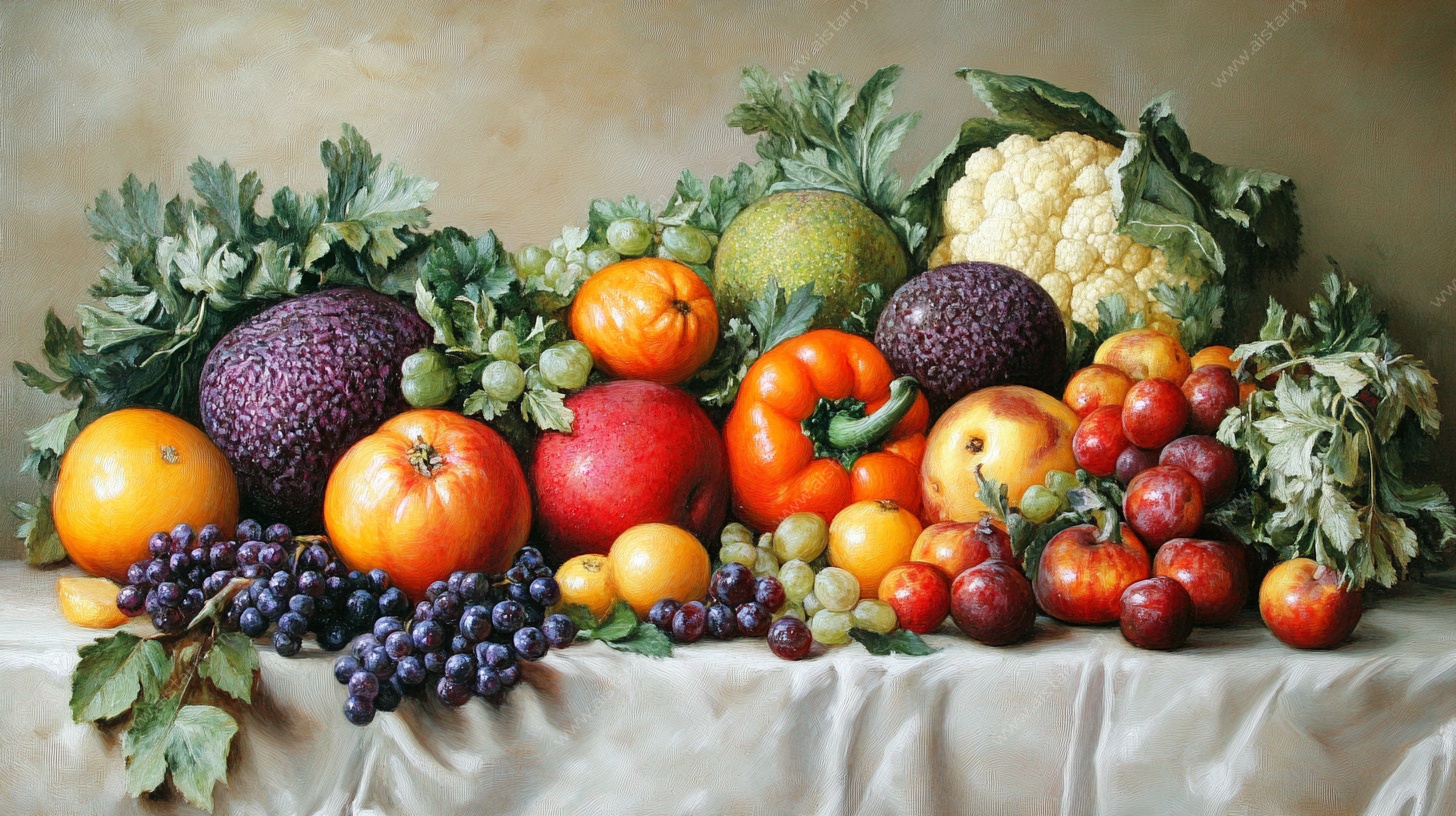 缤纷果蔬静物摆拍