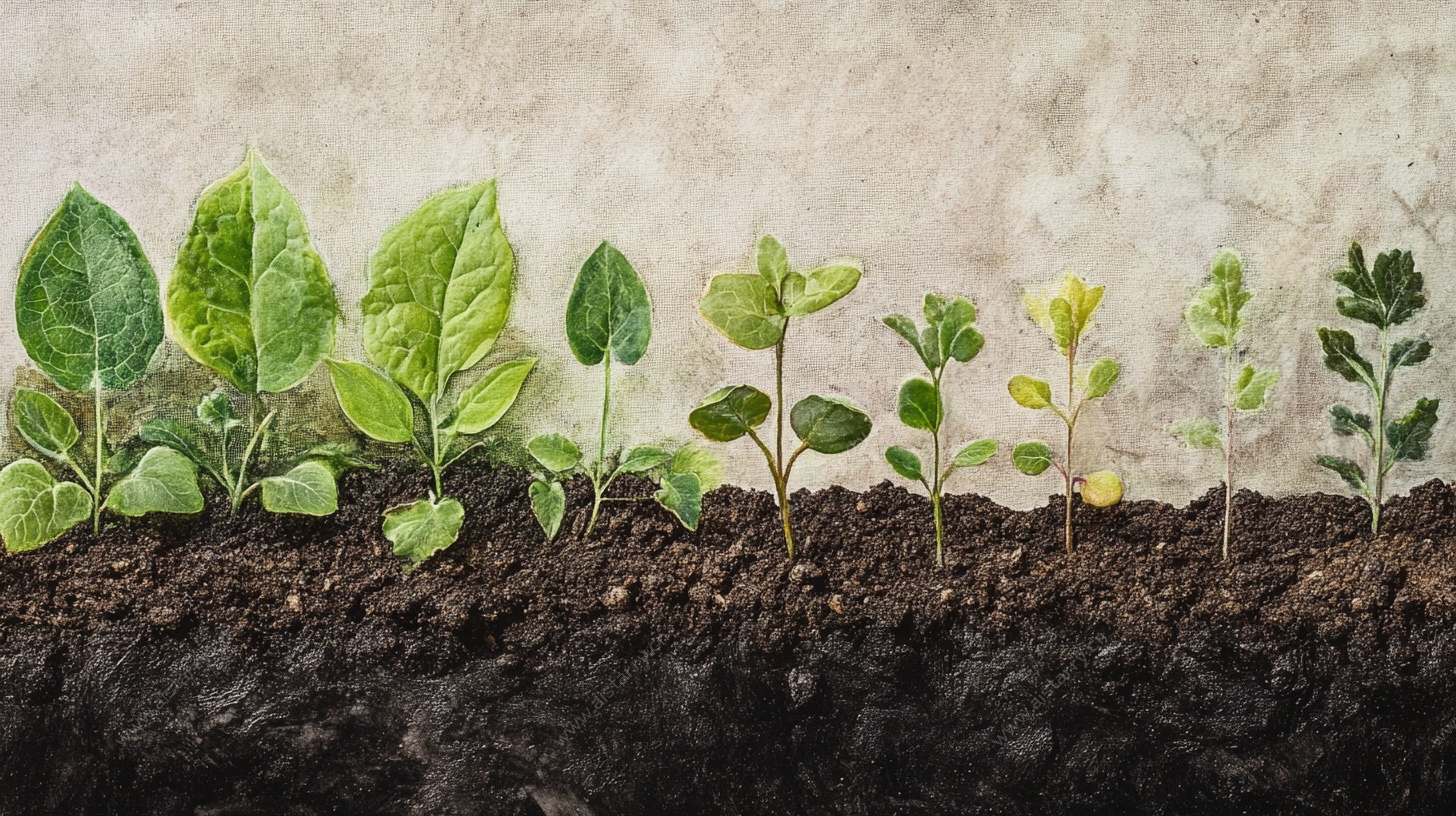 萌芽初绽 生机绿意图景