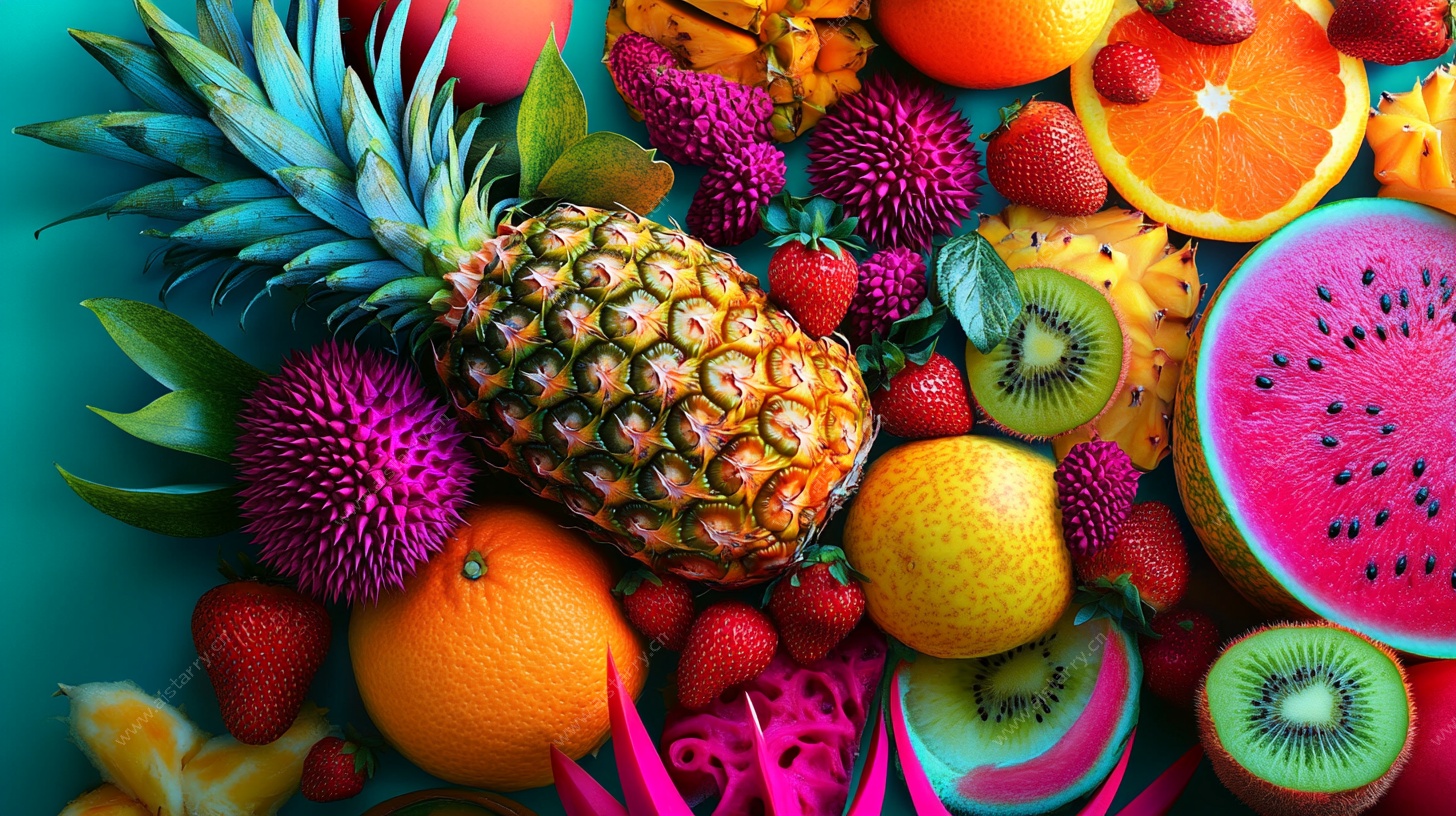 缤纷多彩的水果盛宴