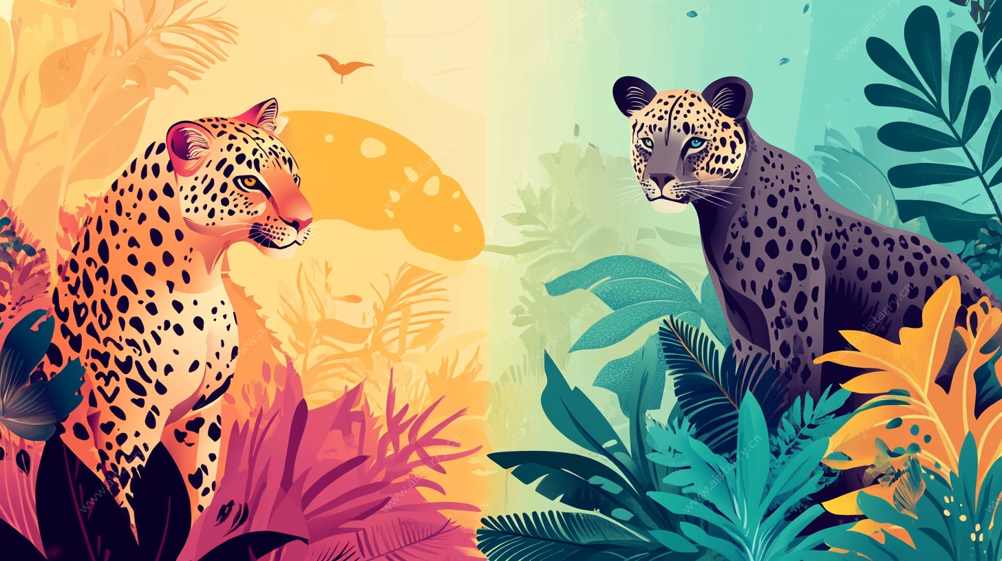 丛林双豹的奇幻邂逅