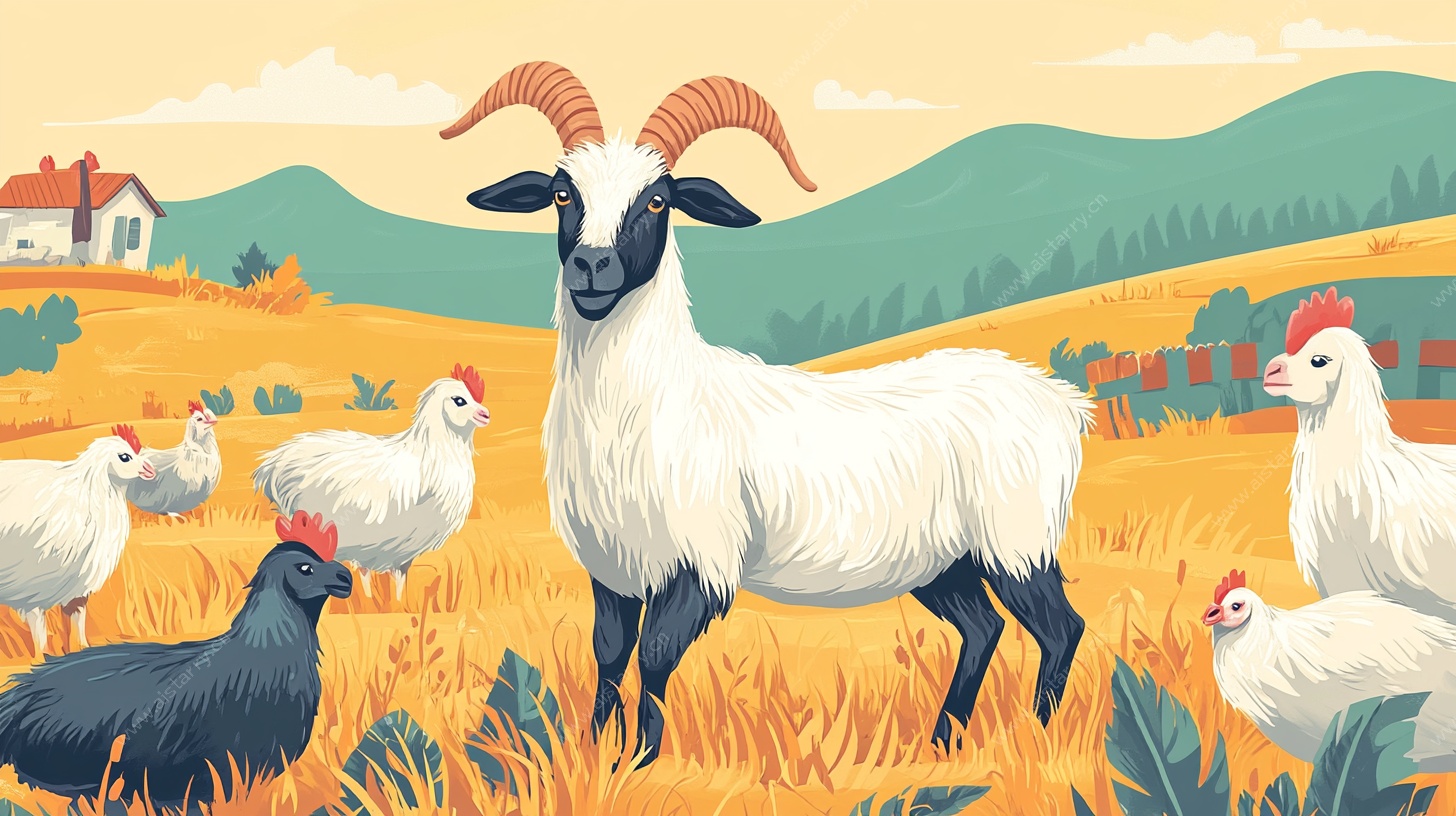 田园牧歌 山羊与鸡的乐土