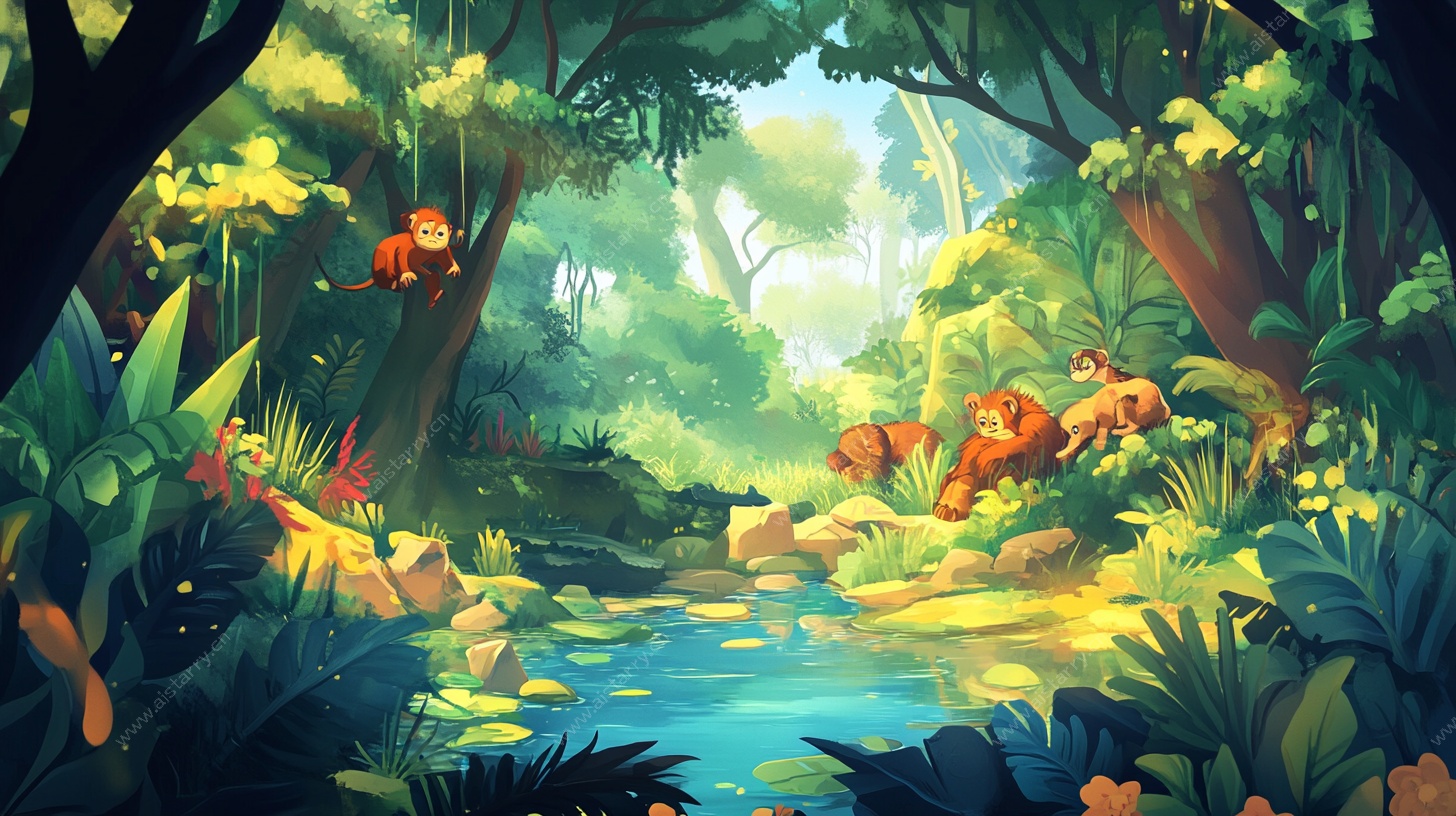 梦幻丛林动物栖息地