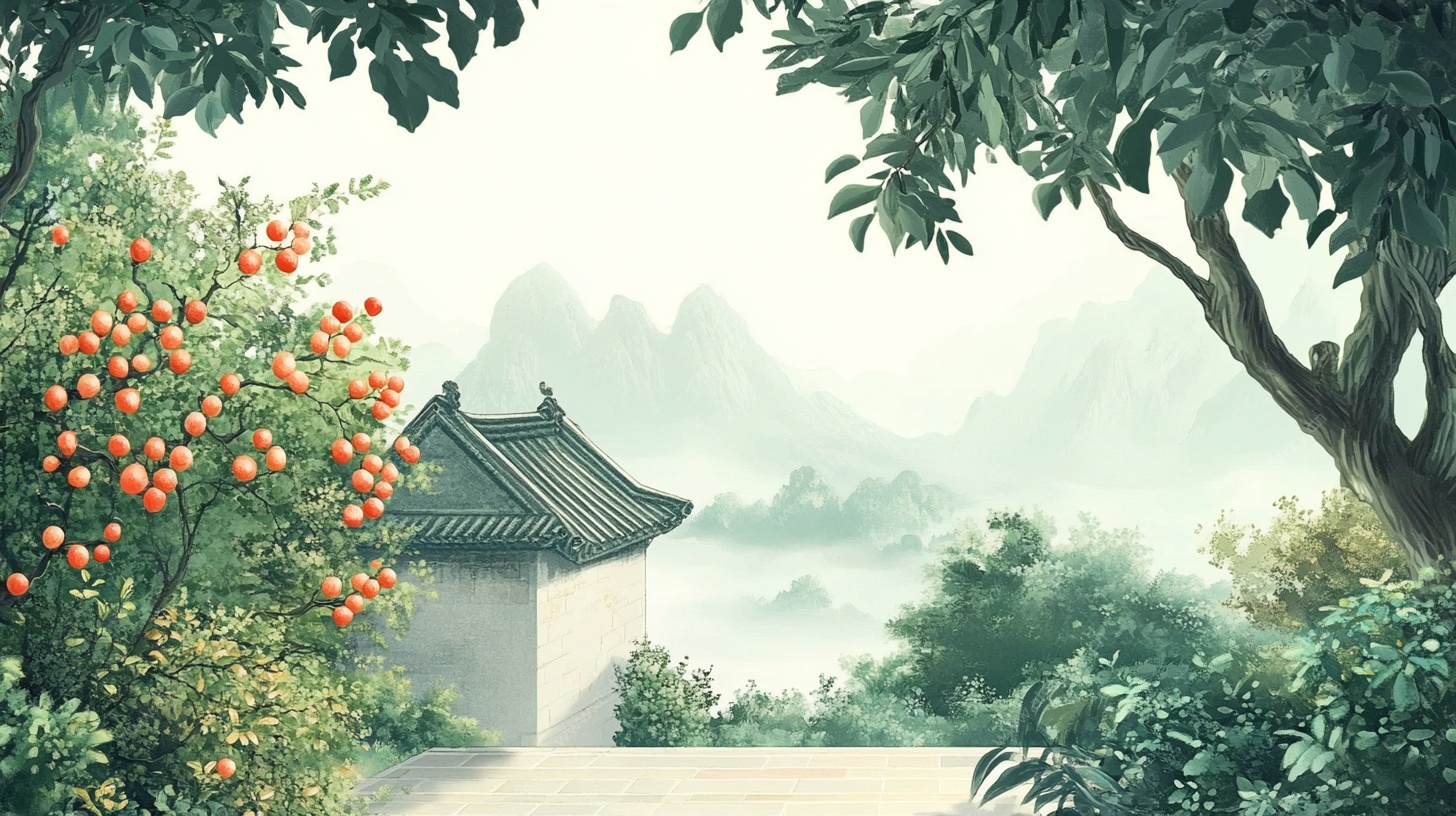 中式庭院山水诗意景致