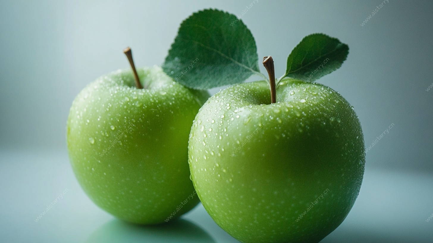 青苹果特写