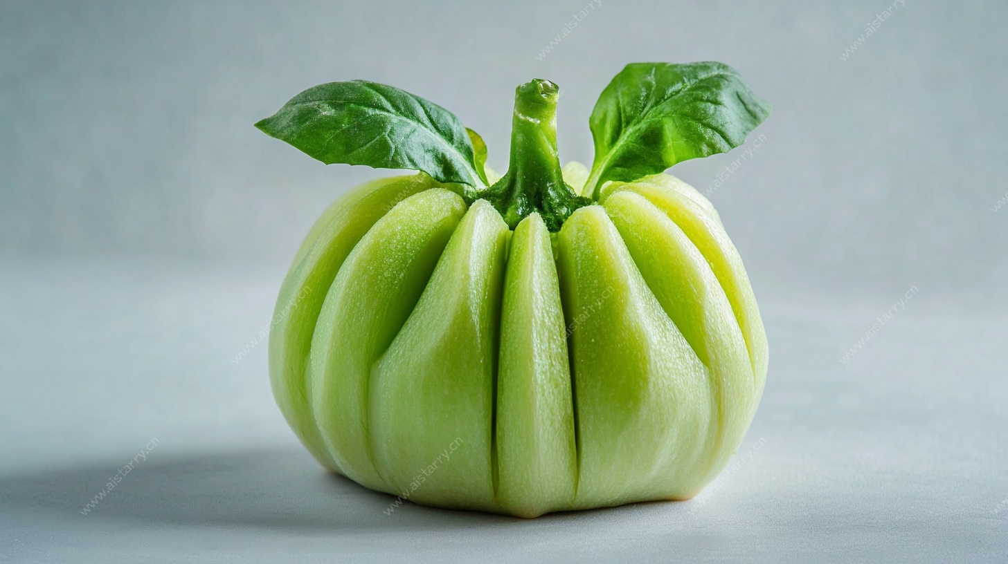 奇特造型的青皮蔬果