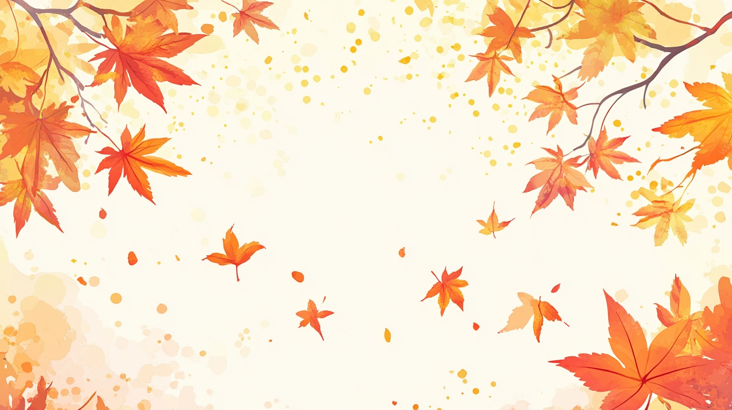 秋日枫叶背景图