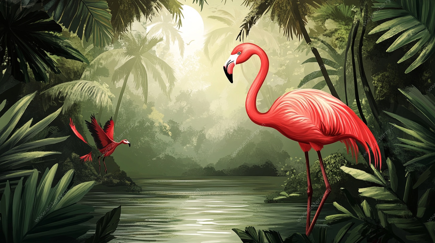 火烈鸟的雨林奇幻之旅