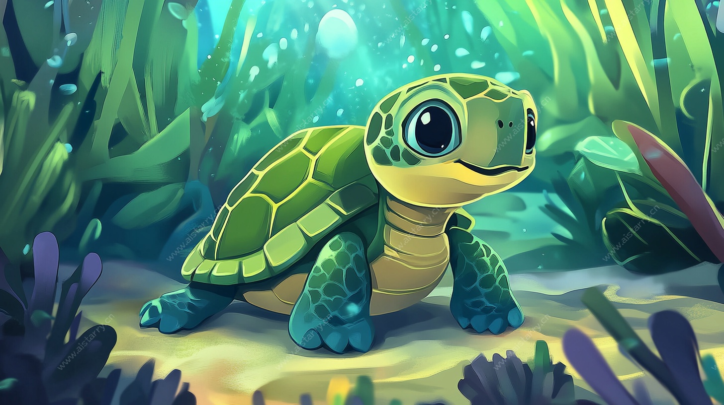 海底萌龟的奇幻世界