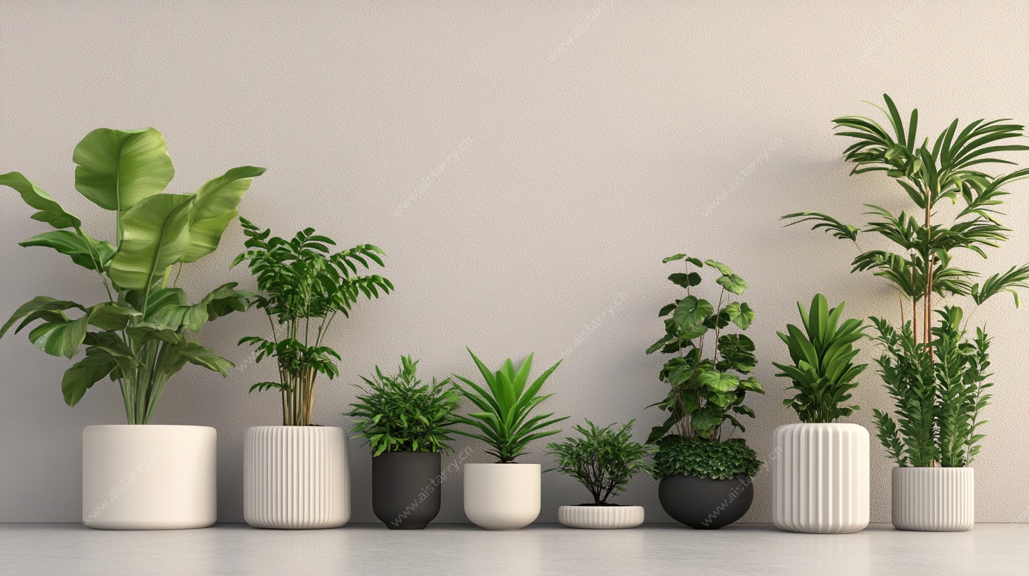 室内绿植组合盆栽展示