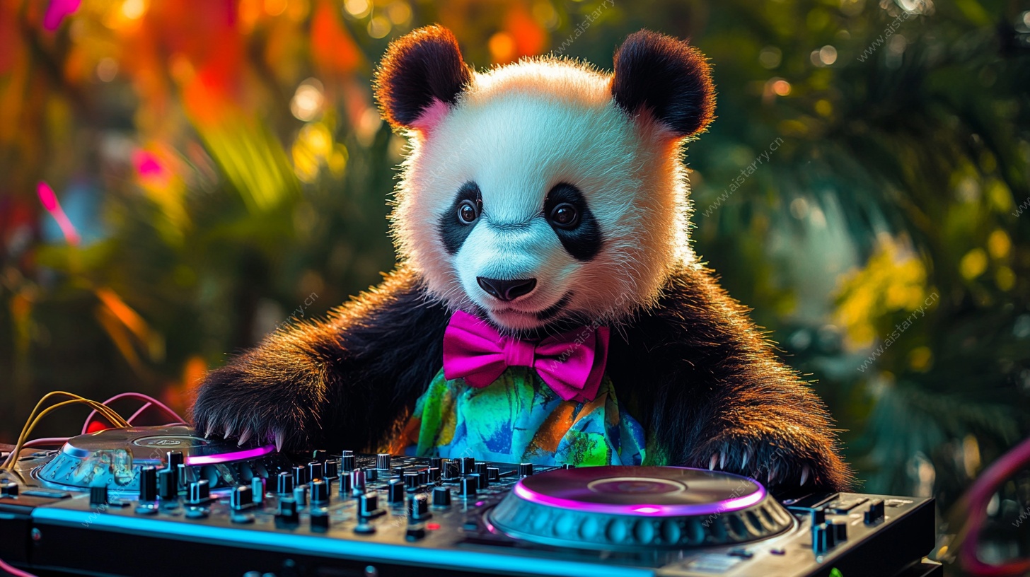 熊猫DJ酷炫登场