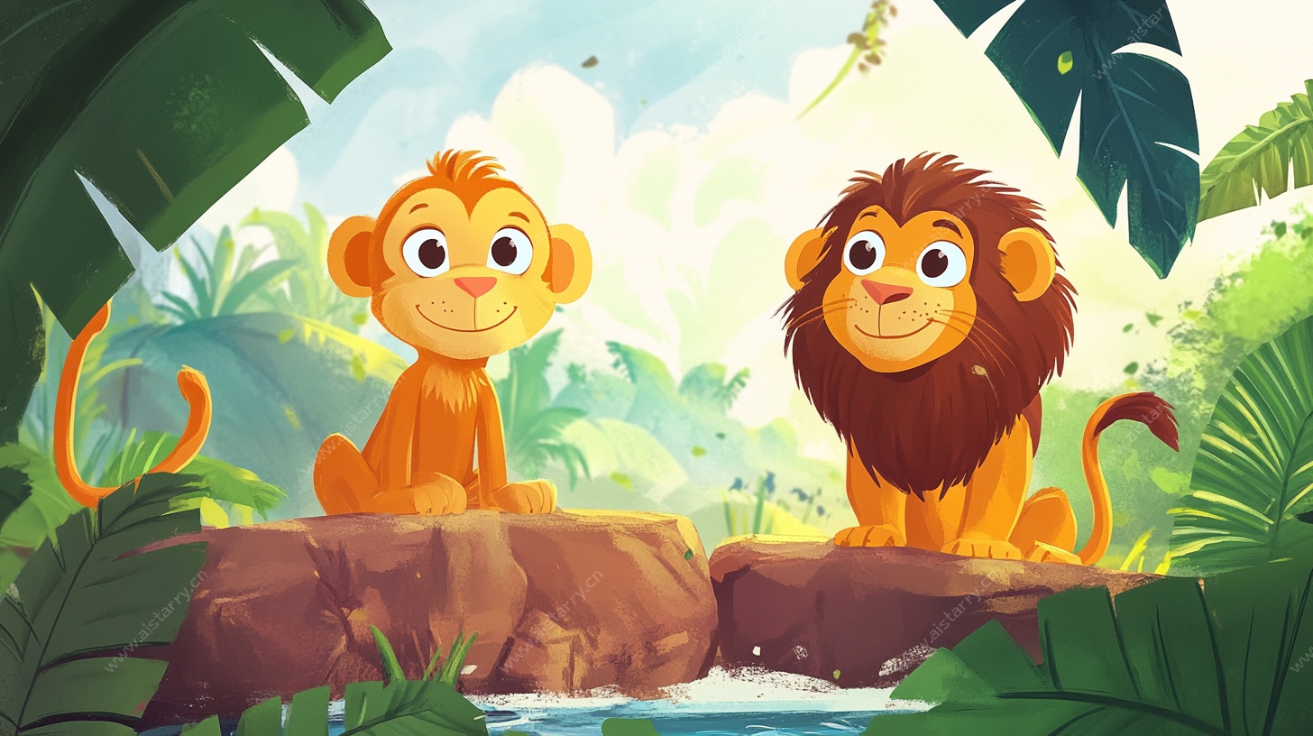 森林中的猴狮伙伴