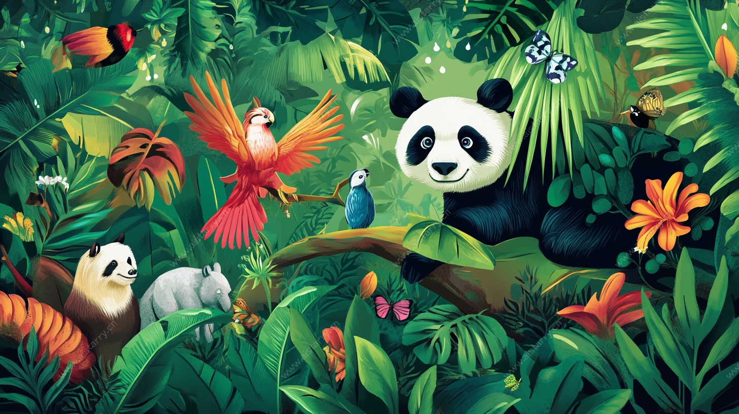 熊猫的奇幻丛林之旅