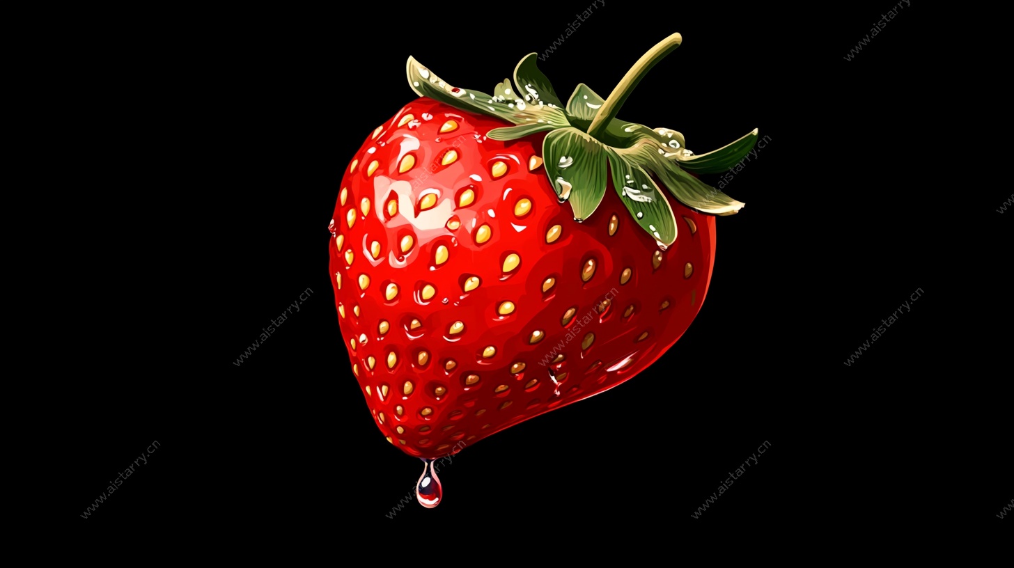 悬空草莓 欲滴的甜蜜诱惑